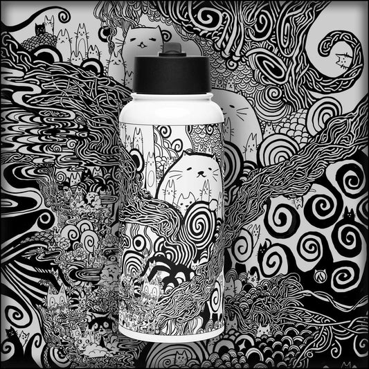 Catastrophe 32oz Stainless Steel Flask