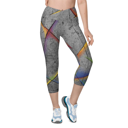 Concrete Capris w/Pockets
