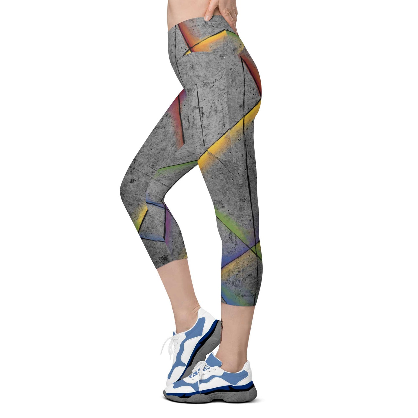 Concrete Capris w/Pockets