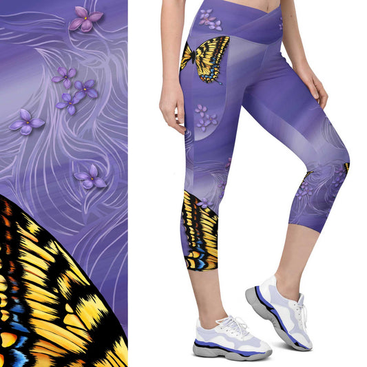 Flutter Capris w/Pockets