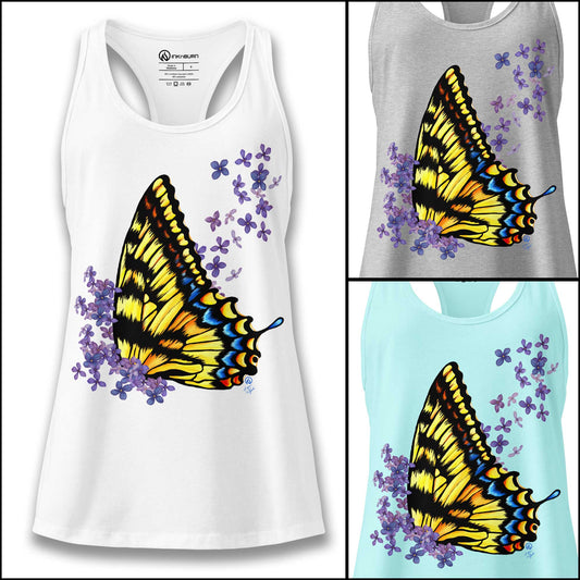 Flutter Racerbank Tank (White, Gray, Cancun)