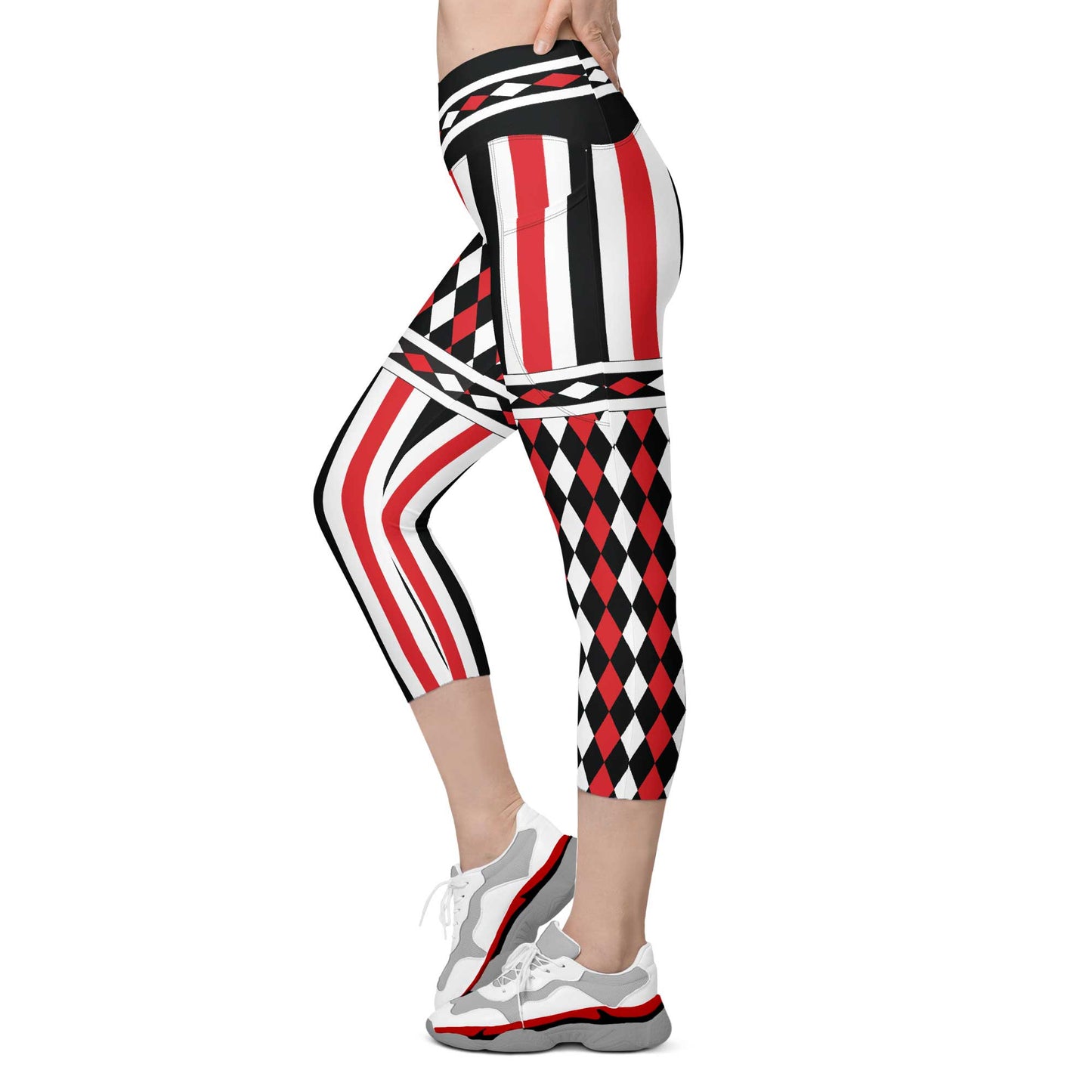 Harlequin Capris w/Pockets