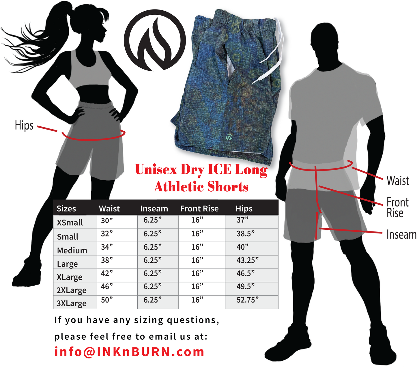 Vintage Paisley  Dry ICE Unisex Shorts (6")