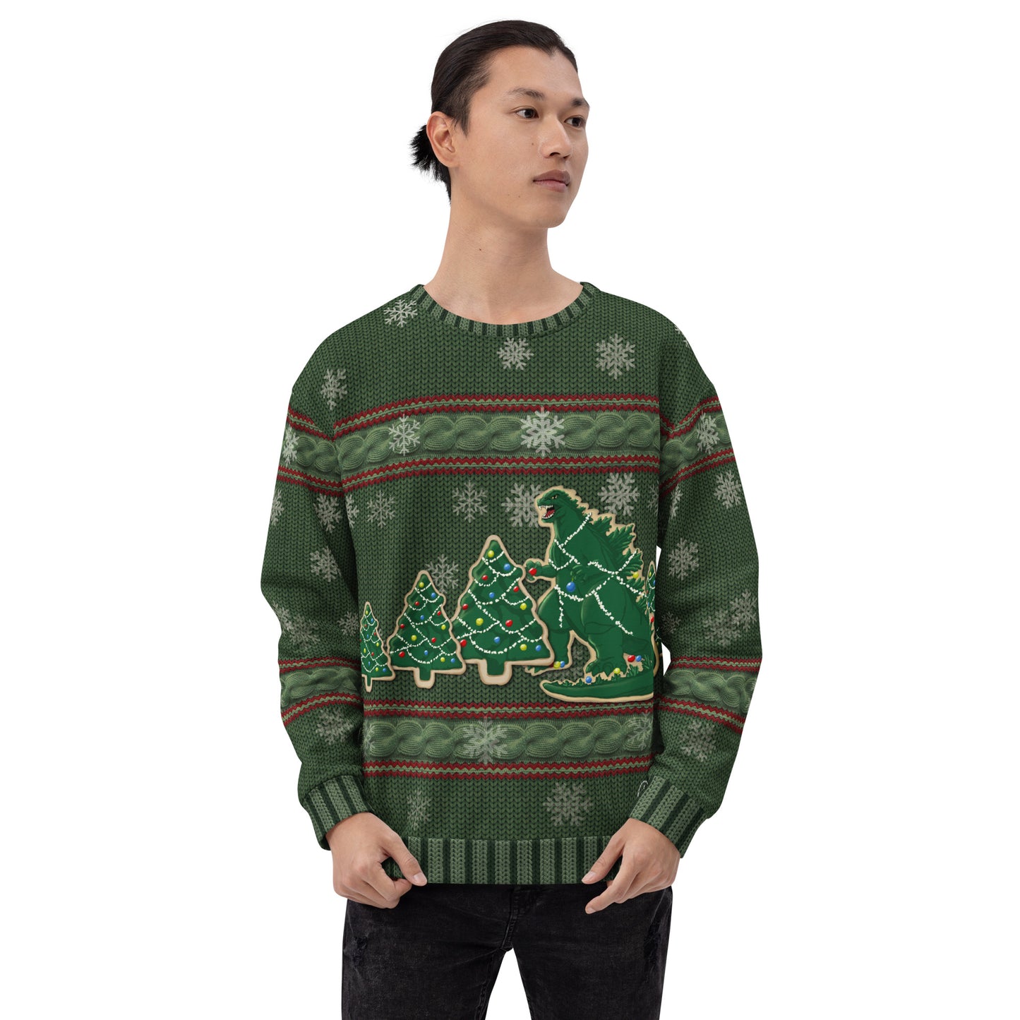 Holiday Cookie Monster Unisex Sweatshirt XS