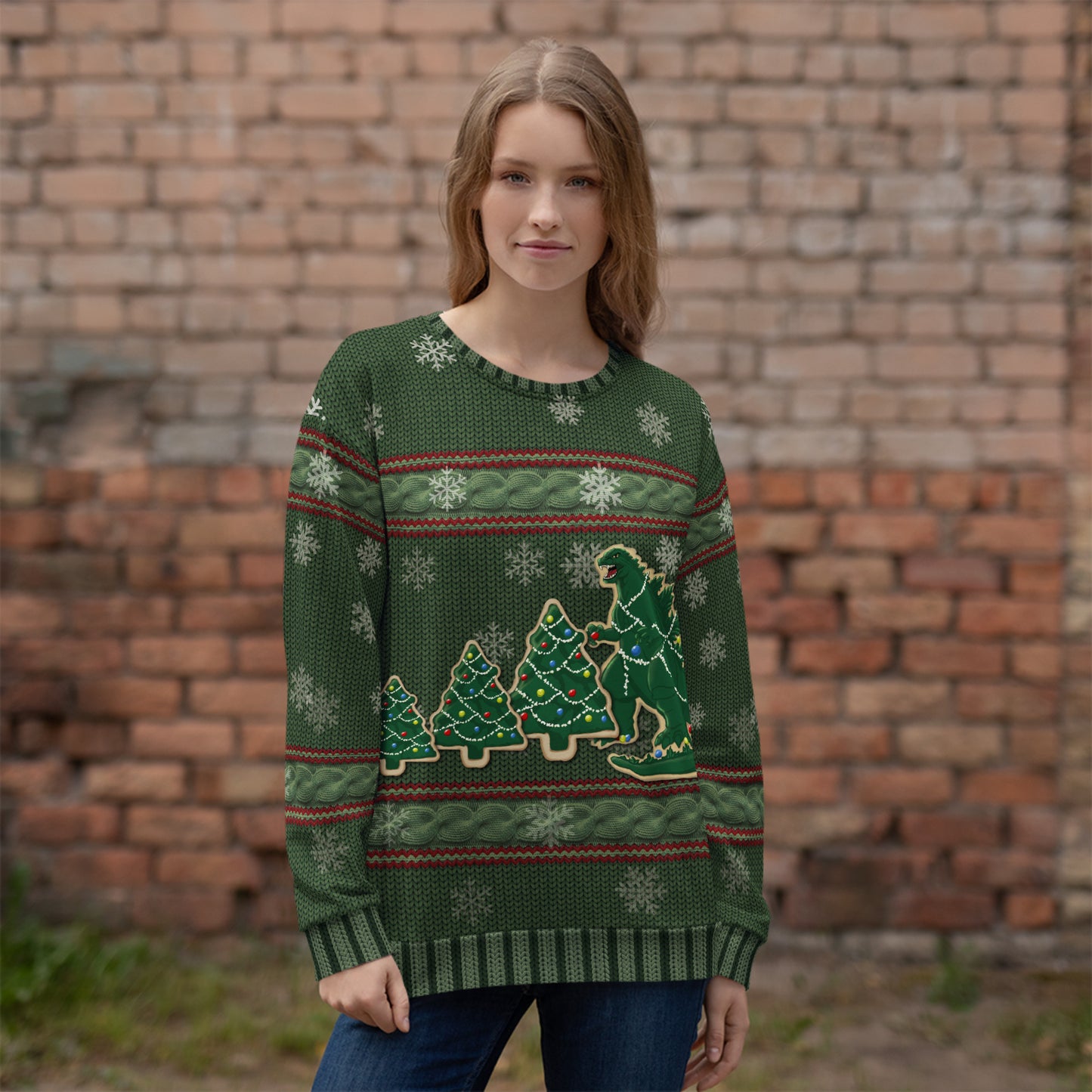 Holiday Cookie Monster Unisex Sweatshirt XS